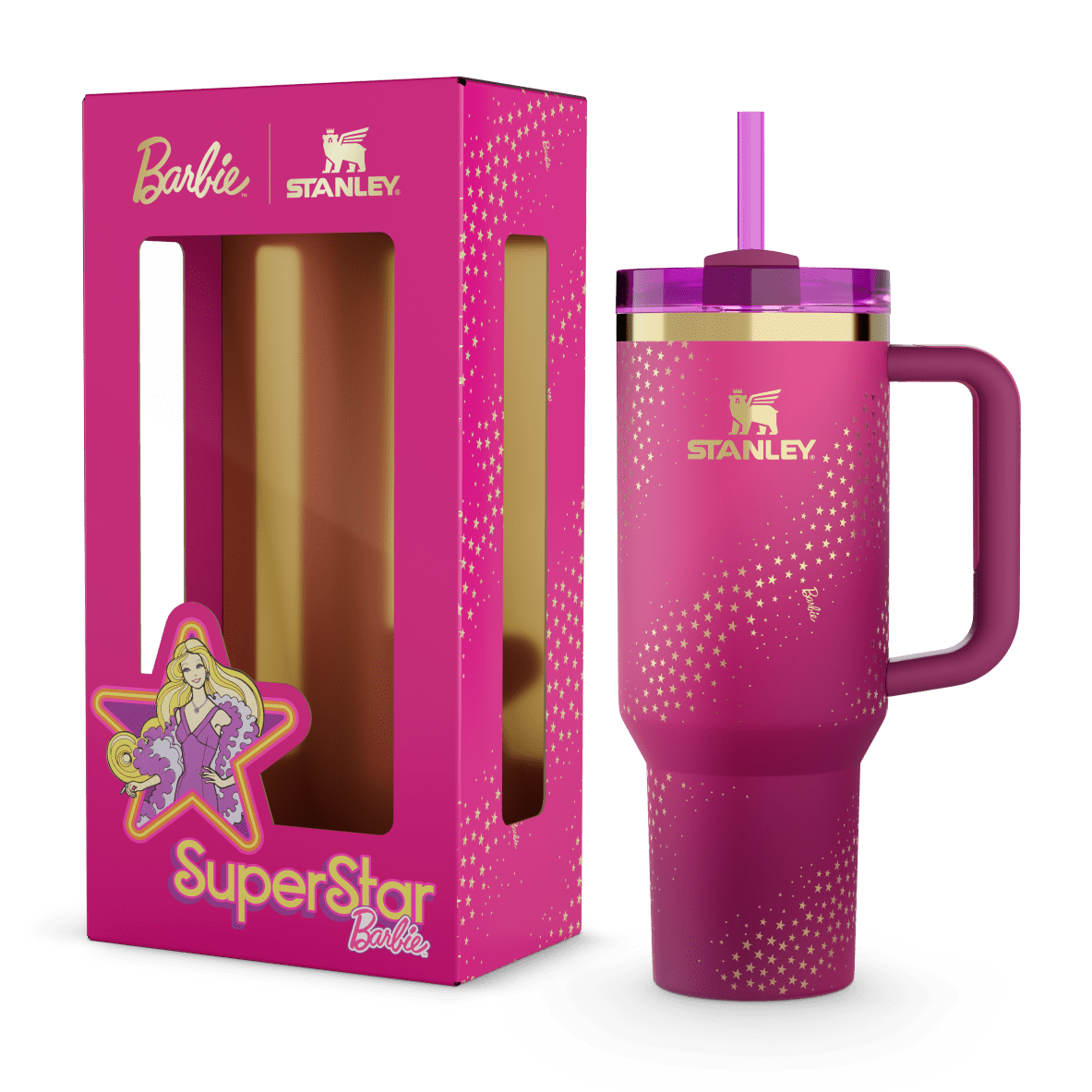The Barbie™ x Stanley ’70s Superstar Quencher | 40 OZ (Vault)